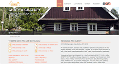 Desktop Screenshot of chatyachalupy-chatar.cz