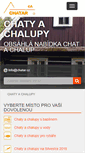 Mobile Screenshot of chatyachalupy-chatar.cz